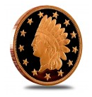 Indian Penny - AVDP oz.999 FINE COPPER