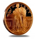 Standing Liberty - AVDP oz.999 FINE COPPER
