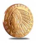 Incuse Indian - AVDP oz.999 FINE COPPER